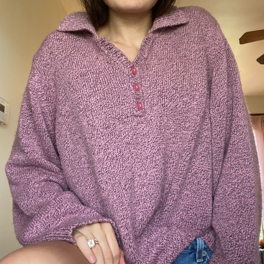 Pink pullover sweater! It’s super soft!